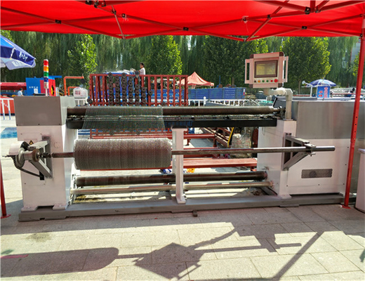 Kích thước lưới 35mm Cnc Máy lưới dây lục giác Làm lồng ngỗng