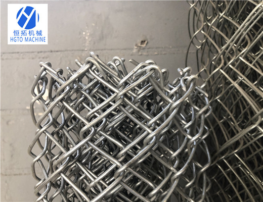Máy lưới kim cương tự động mạ kẽm, Máy hàng rào dây chuyền chống cháy Multiscene