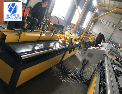 Máy hàng rào liên kết chuỗi tự động CNC Đường sắt Máy đôi dây chống ăn mòn