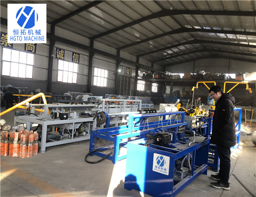 Máy sản xuất hàng rào liên kết chuỗi chống ăn mòn PLC Multiscene