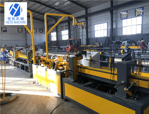 Máy hàng rào liên kết chuỗi động cơ PLC Servo Máy chống ăn mòn tự động