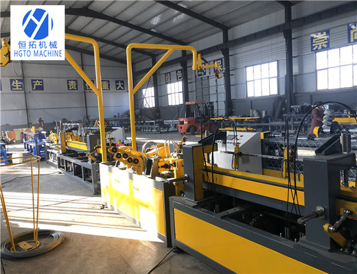 Máy làm hàng rào liên kết chuỗi dây đôi Máy chống ăn mòn chống rỉ tự động
