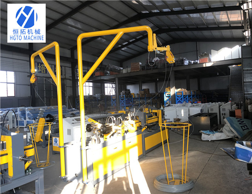 Máy dệt hàng rào liên kết chuỗi chiều rộng 4m, Máy làm hàng rào kim cương có động cơ ISO