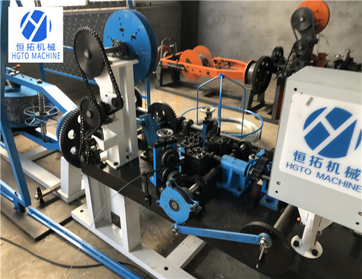 Máy sản xuất dây thép gai HGTO 3KW, Máy làm hàng rào thép gai phủ PVC